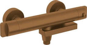 Baterie cada bronz periat, termostata, Deante Therm Bronz periat