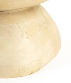 Masuta de cafea Cobble din lemn natur 75x59x35 cm