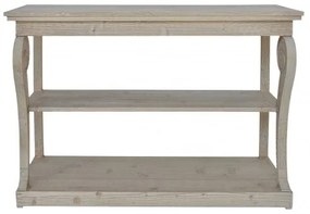 Consola natur din lemn de pin, aspect vintage, Paris