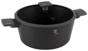 Oală cu capac 28 cm, 6.1L – Berlinger Haus BH8132, Anthracite Collection, ideală pentru mâncăruri consistente