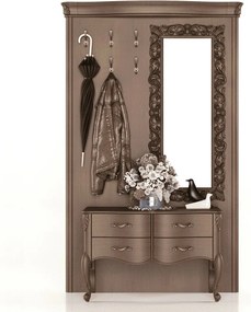 Cuier lemn masiv pentru hol Celisea, 140 × 19 × 220 cm