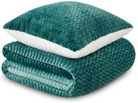 Setul Dormeo Warm Hug Ombre Turcoaz