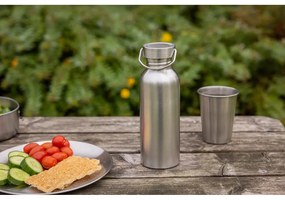 Sticlă argintie din oțel inoxidabil 650 ml – Esschert Design