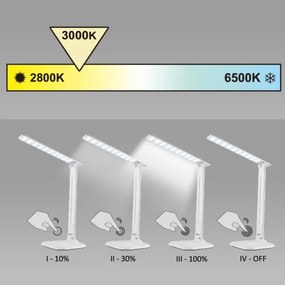 Lampă de masă LED dimabilă tactilă JOWI LED/9W/230V neagră