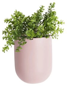 Ghiveci suspendat din ceramică PT LIVING Oval, roz deschis
