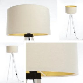 Lampadar STANDART 1xE27/60W/230V crem/alb