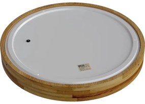 Plafonieră LED RONDO LED/48W/230V d. 50 cm stejar APLED