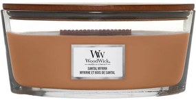 Lumânare parfumată WoodWick Santal Myrrh, 453 g