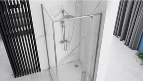 Cabina dus REA Rapid Swing 120x100 cm crom