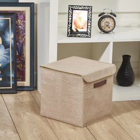 Cutie de depozitare din pâslă, Aberto Design, Culoare: Maro deschis