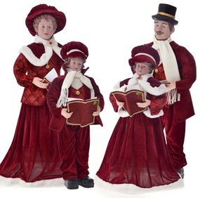 Familie Colindatori Burgundy Velvet 95 cm