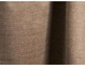 Colțar modular maro deschis cu tapițerie din catifea (cu colț pe partea dreaptă/cu șezlong) Martina – Micadoni