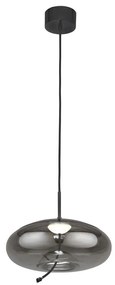 Lustra, Pendul LED design modern minimalist Lisbon fumuriu