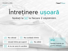 Protectie saltea impermeabila MATLASATA pentru patut 70 x 140 cm