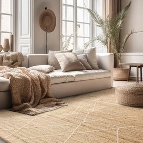 Covor în culoare naturală din lână 160x230 cm Noah – Asiatic Carpets