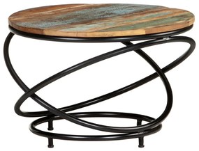 321937 vidaXL Măsuță de cafea, 60 x 60 x 40 cm, lemn masiv reciclat