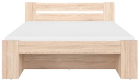 Pat matrimonial 160 cm Nepo Plus 14 (Stejar sonoma) (fără somieră) . 1098330