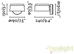 Aplica perete LED dimabila design deosebit LOOP II 29565