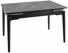 Masa extensibila Sento gri/negru L120-180xl80 cm