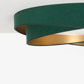 BRILAGI - Lampă LED dimerizabilă VELVET TWIST LED/36W/230V CCT Ø 65 cm WT verde/auriu + telecomandă