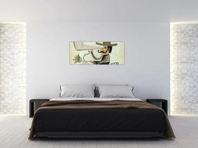 Tablou - Astronom pe bicicletă (120x50 cm)