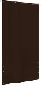 vidaXL Paravan de balcon, maro, 140 x 240 cm, țesătură oxford