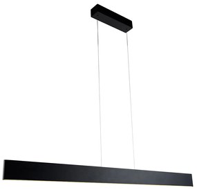 Lampă pendant de design neagră, cu LED integrat și dimmer tactil Easylift - Galway