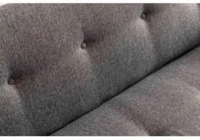 Canapea NARA, 2 locuri, gri deschis