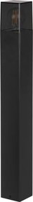 Lampă de exterior 1xE27/40W/230V IP44 80 cm neagră/fumurie