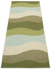 Covor tip traversă pentru interior și exterior verde 70x200 cm Urvi Woods – Pappelina