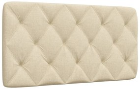 vidaXL Pernă pentru tăblie de pat, crem, 100 cm, material textil