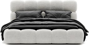 Pat Olivia Tapitat cu Saltea  120/140/160/180x200cm - 120x200