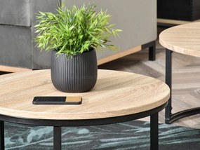 Măsuță de cafea Kolja Stolik S (stejar sonoma + negru). 1111475