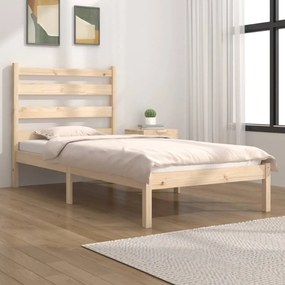 3103633 vidaXL Cadru de pat, 90x200 cm, lemn masiv de pin