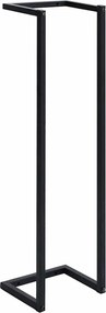 vidaXL Suport de prosoape, negru, 25x20x95 cm, fier