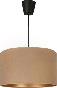 BRILAGI - Lustră suspendată VELVET pe cablu, 1xE27/60W/230V, diametru 40 cm, bej/auriu