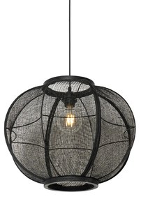 Lampă suspendată orientală neagră 48 cm - Rob