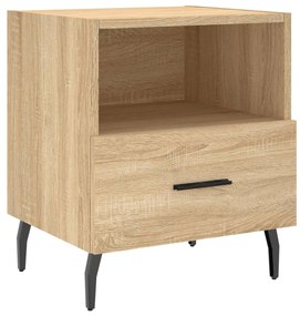 827474 vidaXL Noptieră, stejar sonoma, 40x35x47,5 cm, lemn compozit