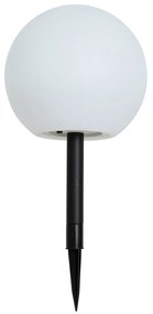 Lampă de exterior albă 25 cm cu LED inclus IP44 solar RGBW - Ludger