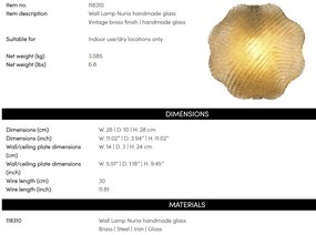 Aplica de perete deosebita LUX design ambiental Nuria
