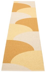 Covor tip traversă pentru interior și exterior galben ocru 70x270 cm Hill Ochre Pale Yellow – Pappelina