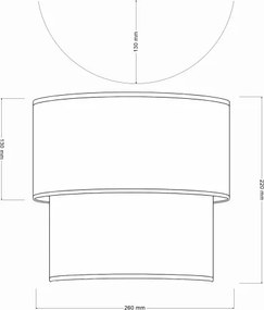 Brilagi - Aplică LED de perete BOHO ECO 1xE27/10W/230V bej