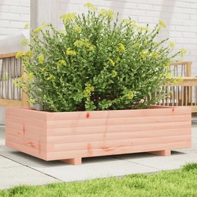vidaXL Jardinieră de grădină, 90x60x26,5 cm, lemn masiv Douglas