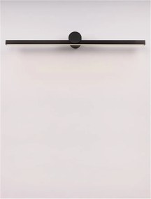 Aplica de perete LED pentru oglinda baie IP54 BREGGO negru, 81cm