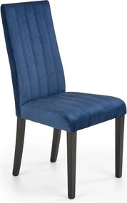 Scaun DIEGO 2, negru/albastru, 47x59x99 cm