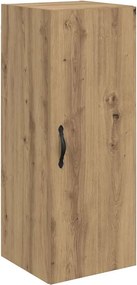 vidaXL Dulap montat pe perete Stejar Artizanal 34,5 x 34 x 90 cm