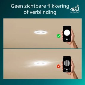 Philips - Set 3 buc. spot LED încastrat dimabil CILANTRO LED/5W/230V 2700K negru