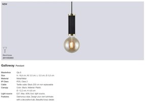 Pendul modern design minimalist Galloway 2011053003 NL