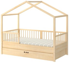 Pat copii Dream Nest House pin 80x160 cm
