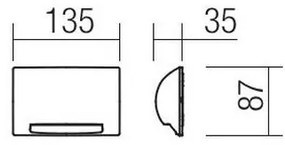 Redo 90009 - Lampă LED de orientare pentru exterior TAMPA, 11W, 230V, IP54, albă